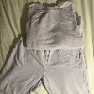 Spiritual Gangster Light Lavender Sweatshirt & Sweatpants Set